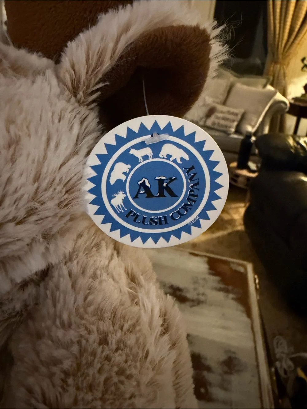 NWT Alaska Plush Moose Stuffed Animal backpack